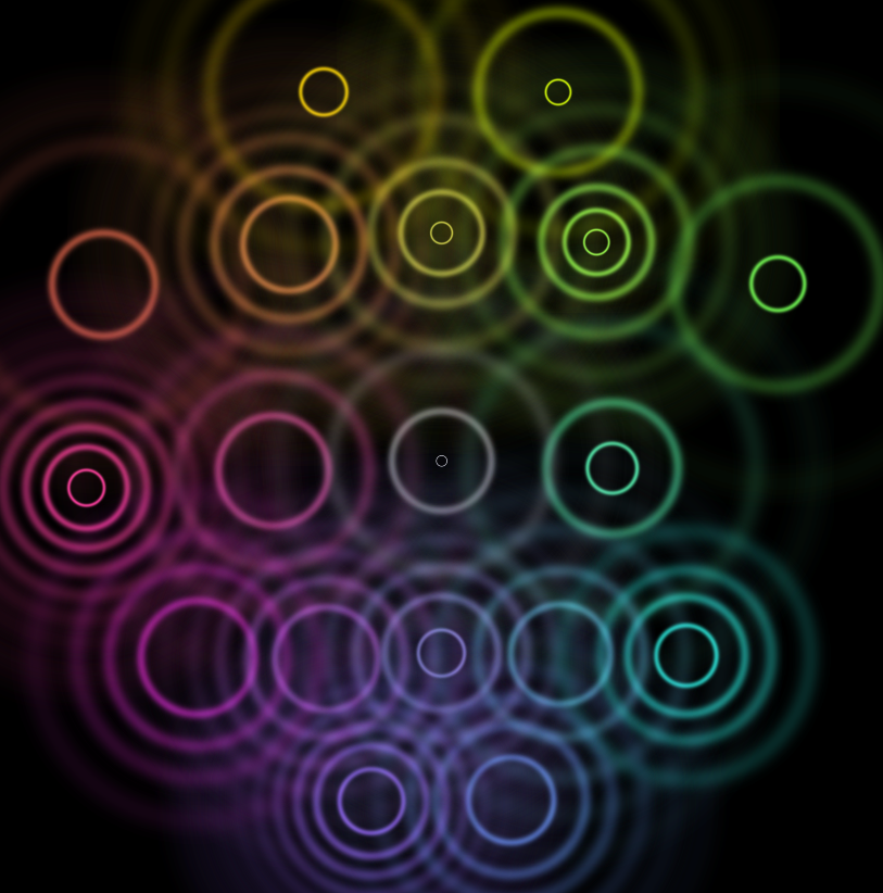 Image: Radiant ripples occipetal